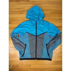 Nikelab Kim Jones Packable Windrunner Jacket Grey Teal Size Small 837938-407
